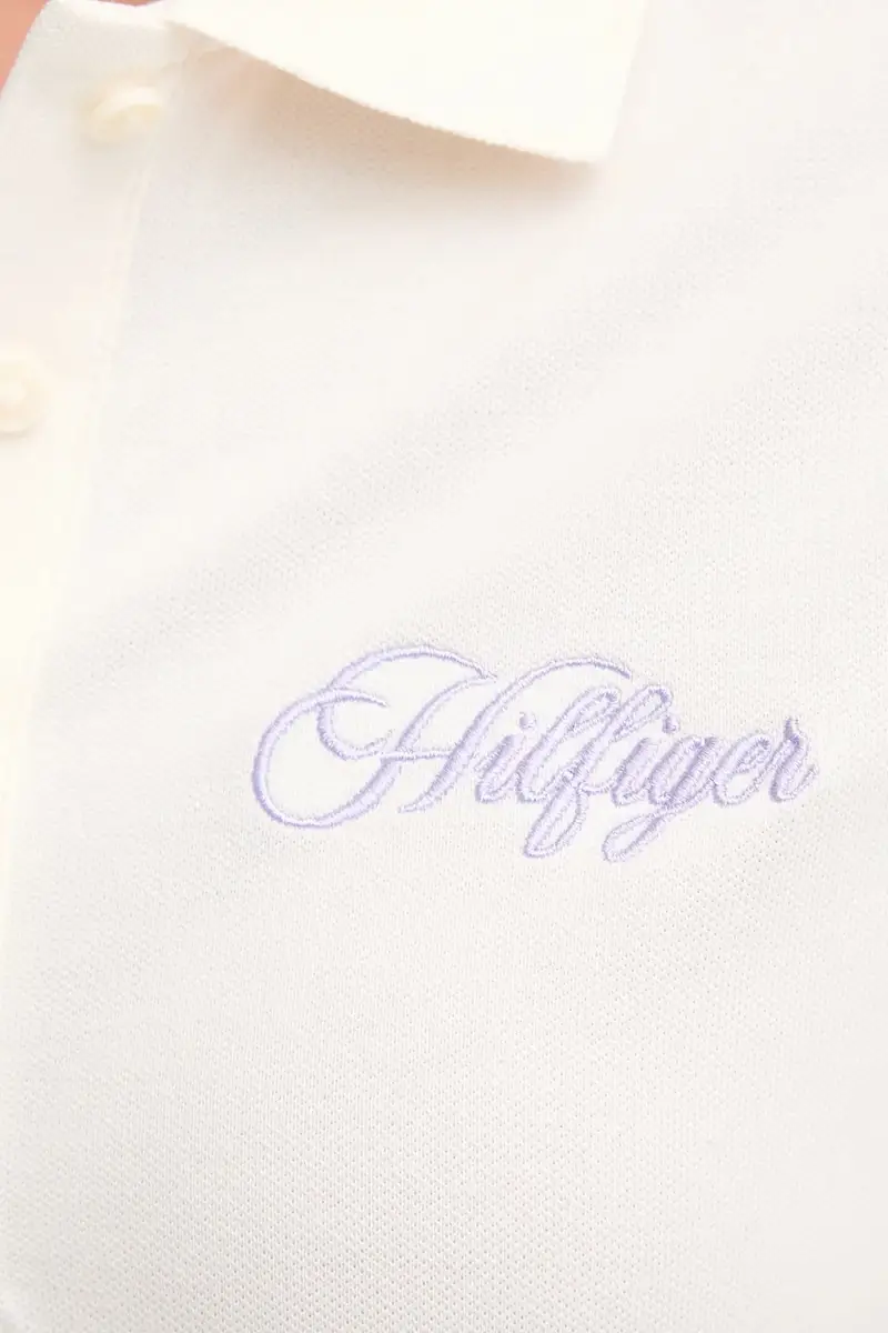 Tommy Hilfiger Polo Donna Beige 3423525 miniatura 5