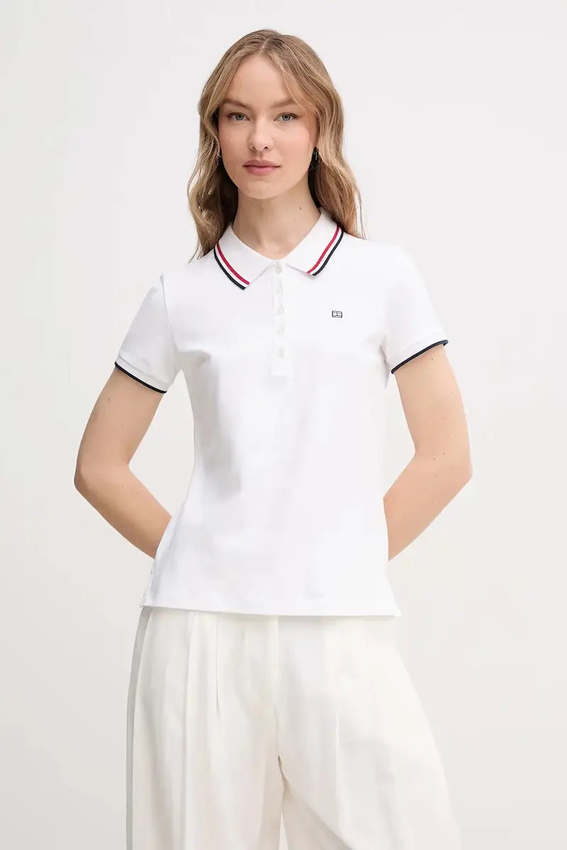 Tommy Hilfiger Polo Donna Bianco 3301035