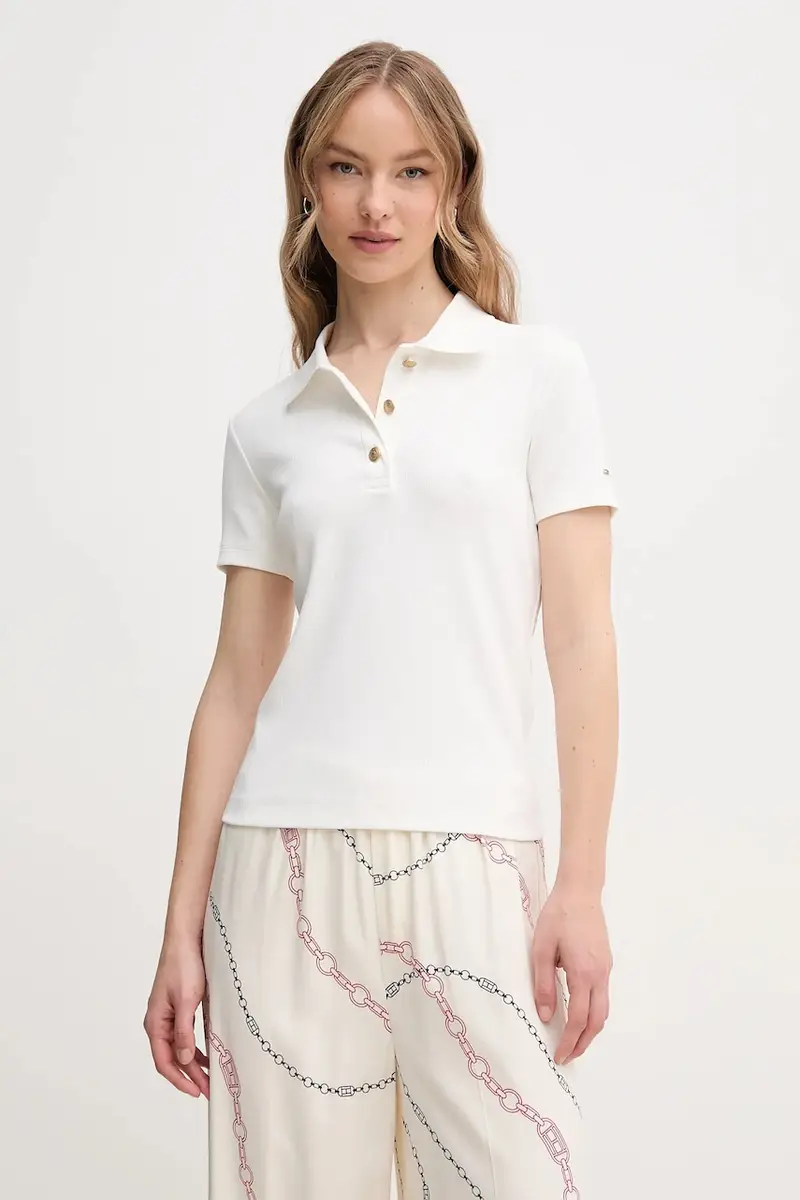 Tommy Hilfiger Polo Donna Bianco 2217352