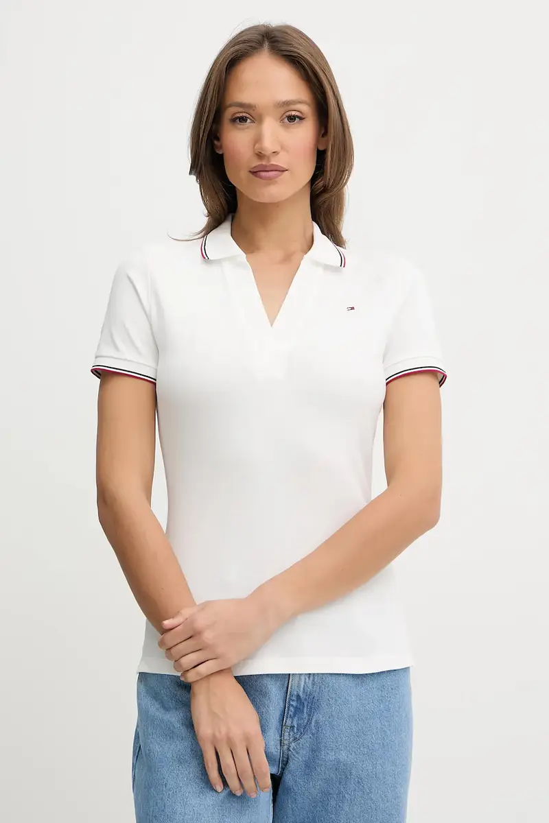 Tommy Hilfiger Polo Donna Bianco 3124767