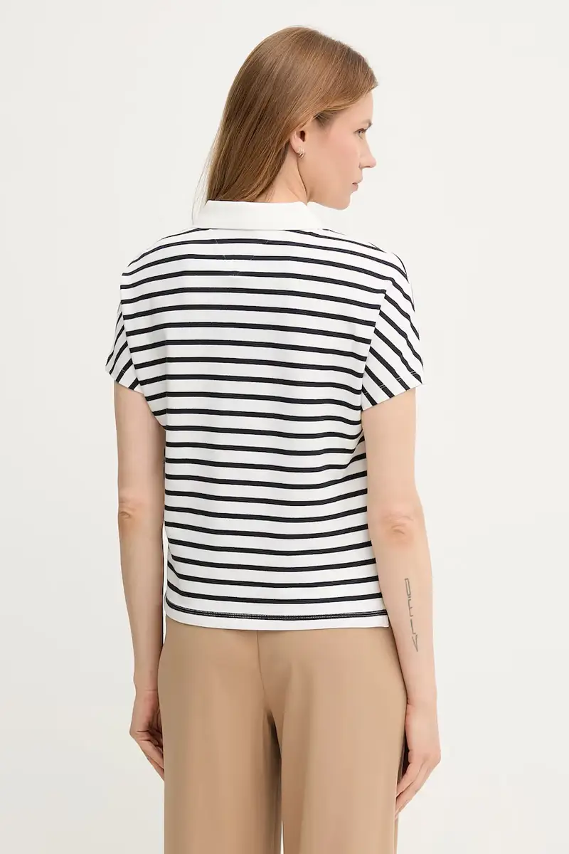 Tommy Hilfiger Polo Donna Bianco 3124809 miniatura 3