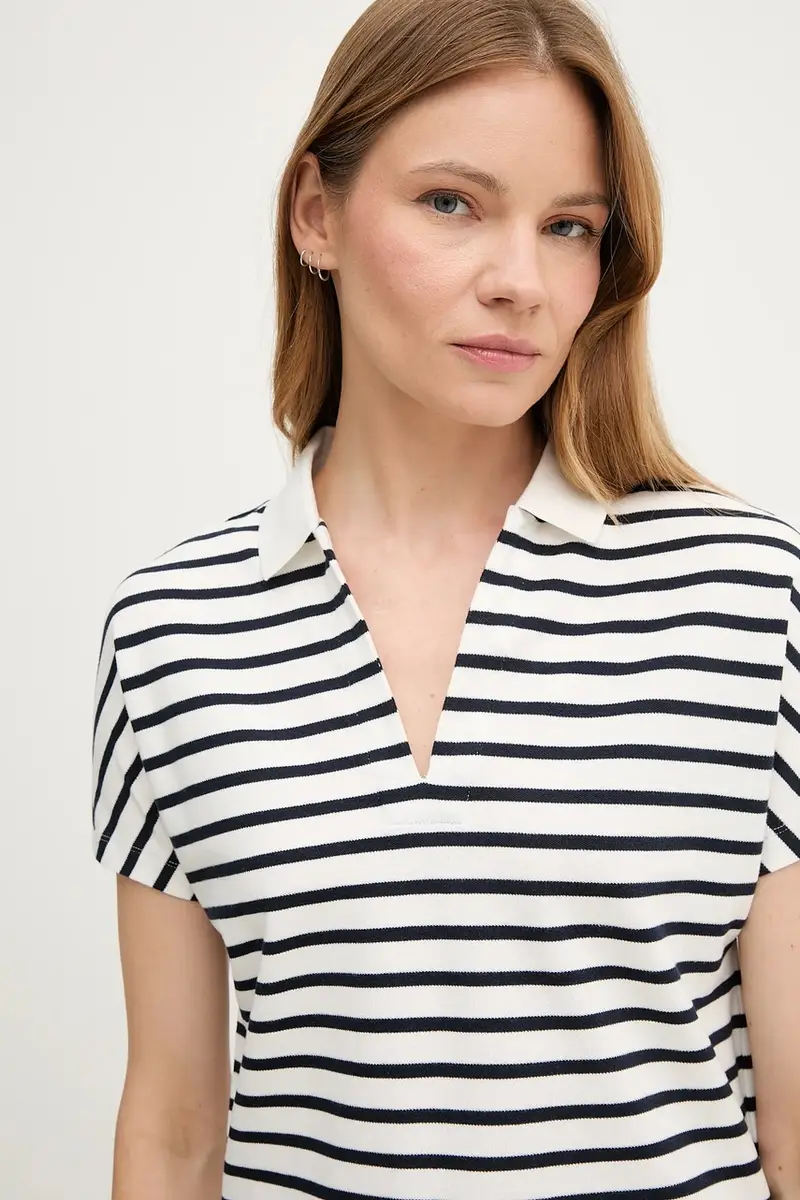 Tommy Hilfiger Polo Donna Bianco 3124809 miniatura 4