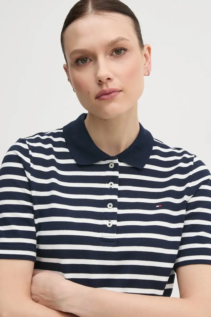Tommy Hilfiger Polo Donna Blu 3313784 miniatura 4