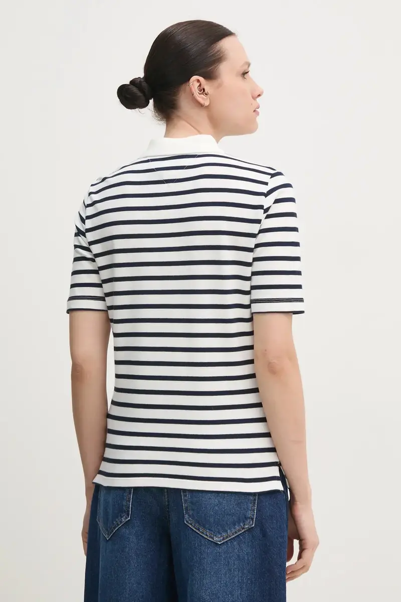 Tommy Hilfiger Polo Donna Bianco 3242857 miniatura 3