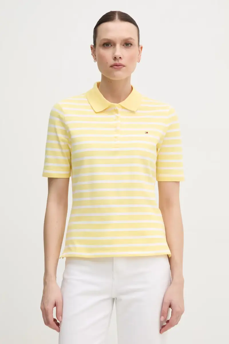 Tommy Hilfiger Polo Donna Giallo 3134135