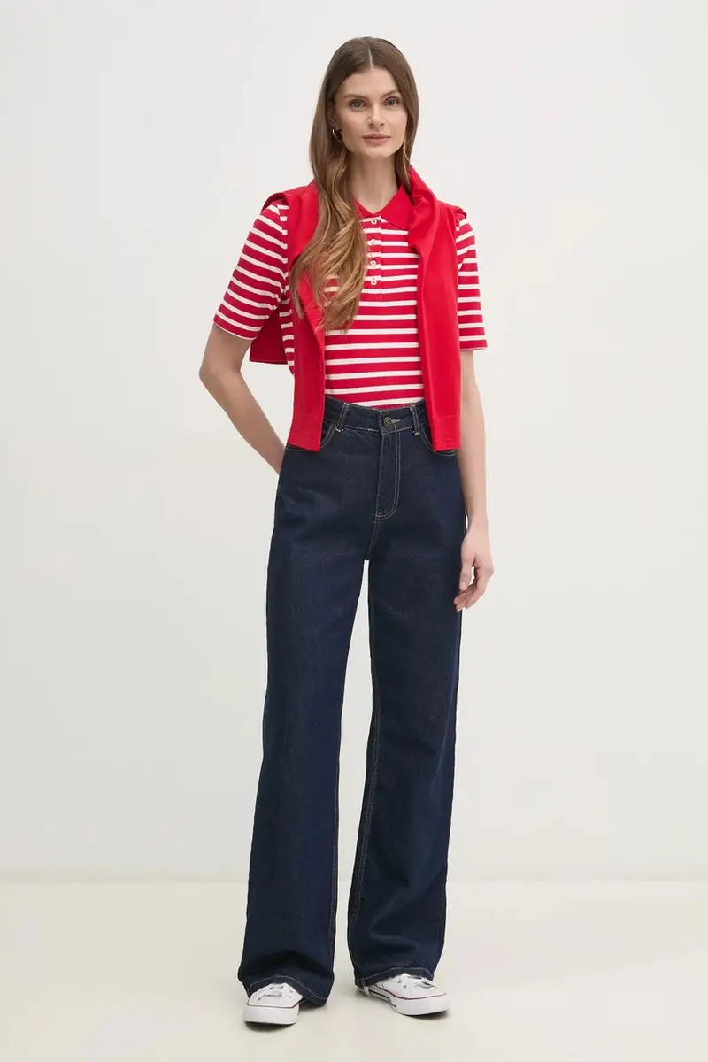 Tommy Hilfiger Polo Donna Blu 3158348 miniatura 2