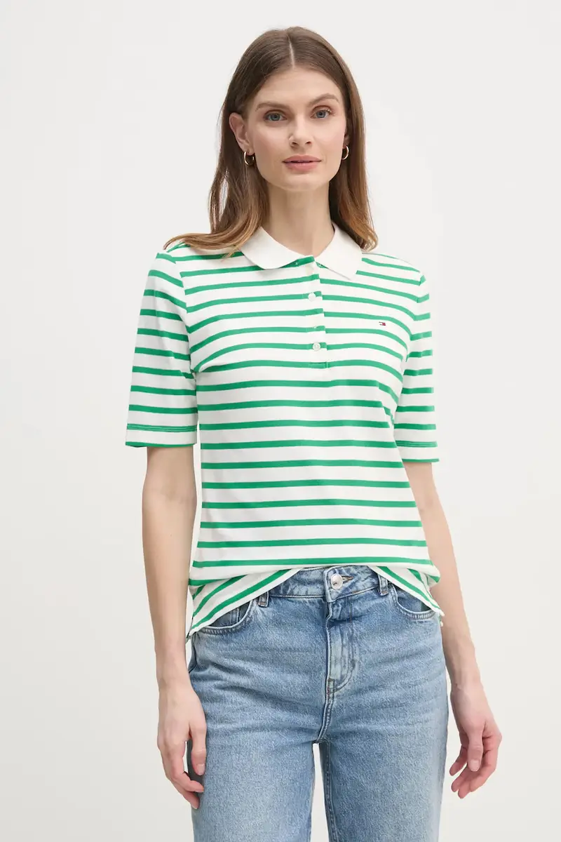 Tommy Hilfiger Polo Donna Verde 3158915