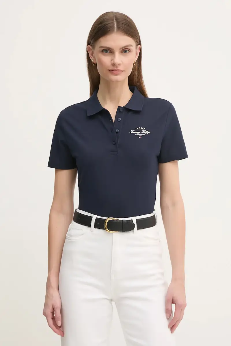 Tommy Hilfiger Polo Donna Blu 3313727