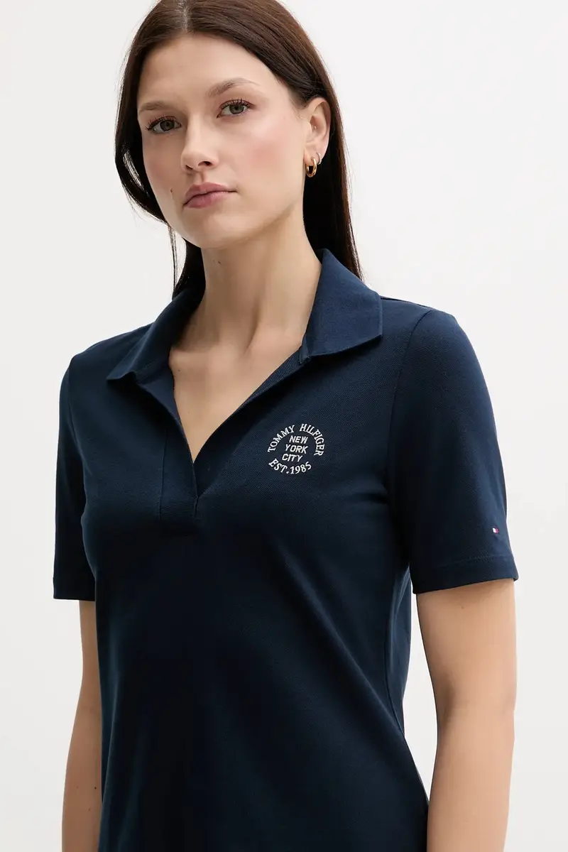Tommy Hilfiger Polo Donna Blu 3133708 miniatura 4
