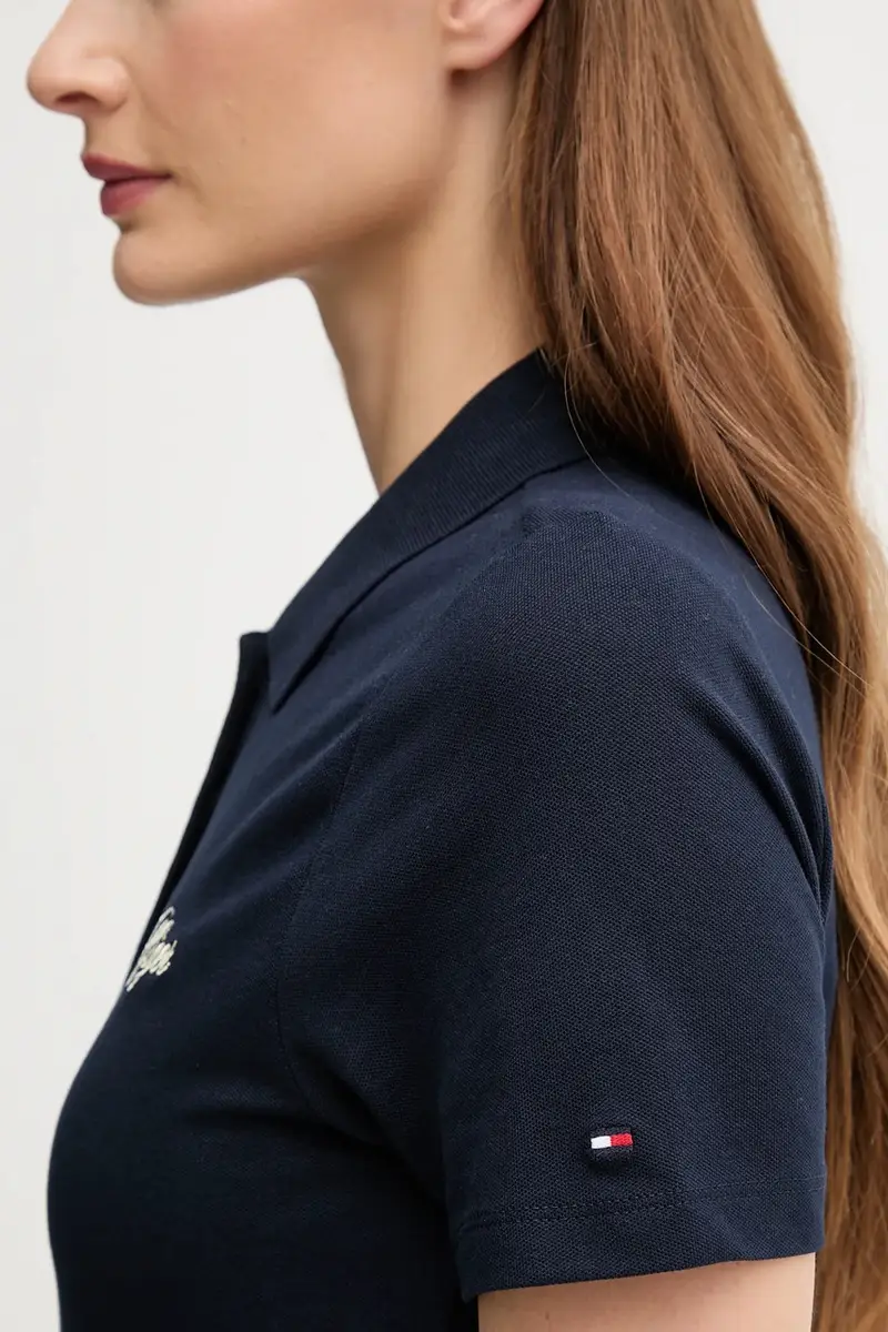 Tommy Hilfiger Polo Donna Blu 3424353 miniatura 5