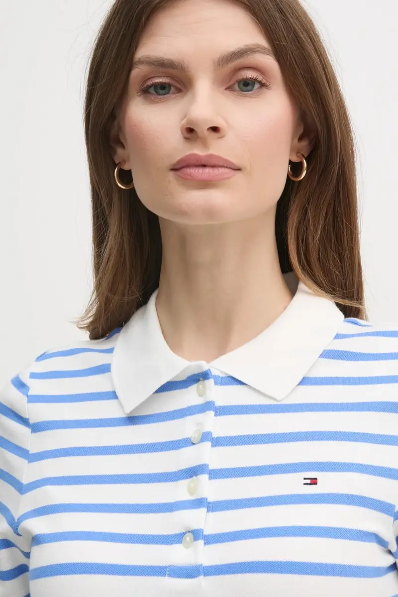 Tommy Hilfiger Polo Donna Blu 3312218 miniatura 4