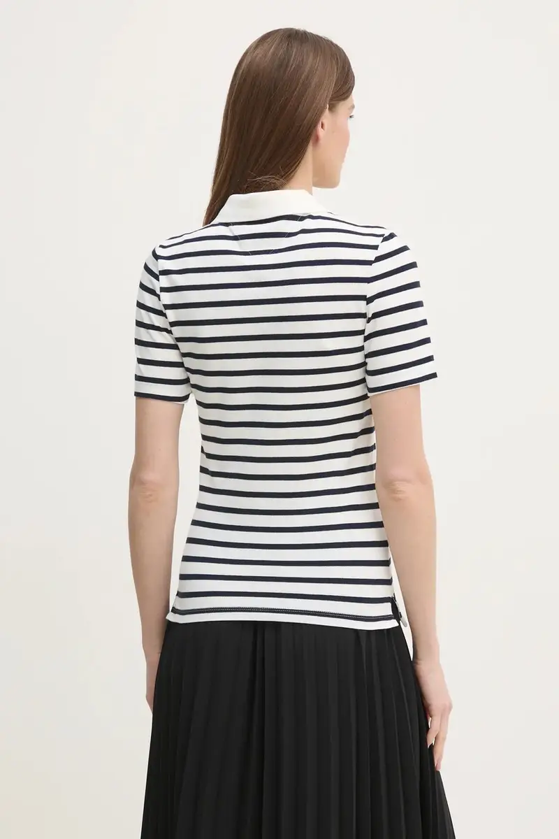 Tommy Hilfiger Polo Donna Bianco 3242868 miniatura 3