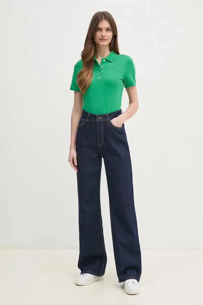 Tommy Hilfiger Polo Donna Blu 3158933 miniatura 2