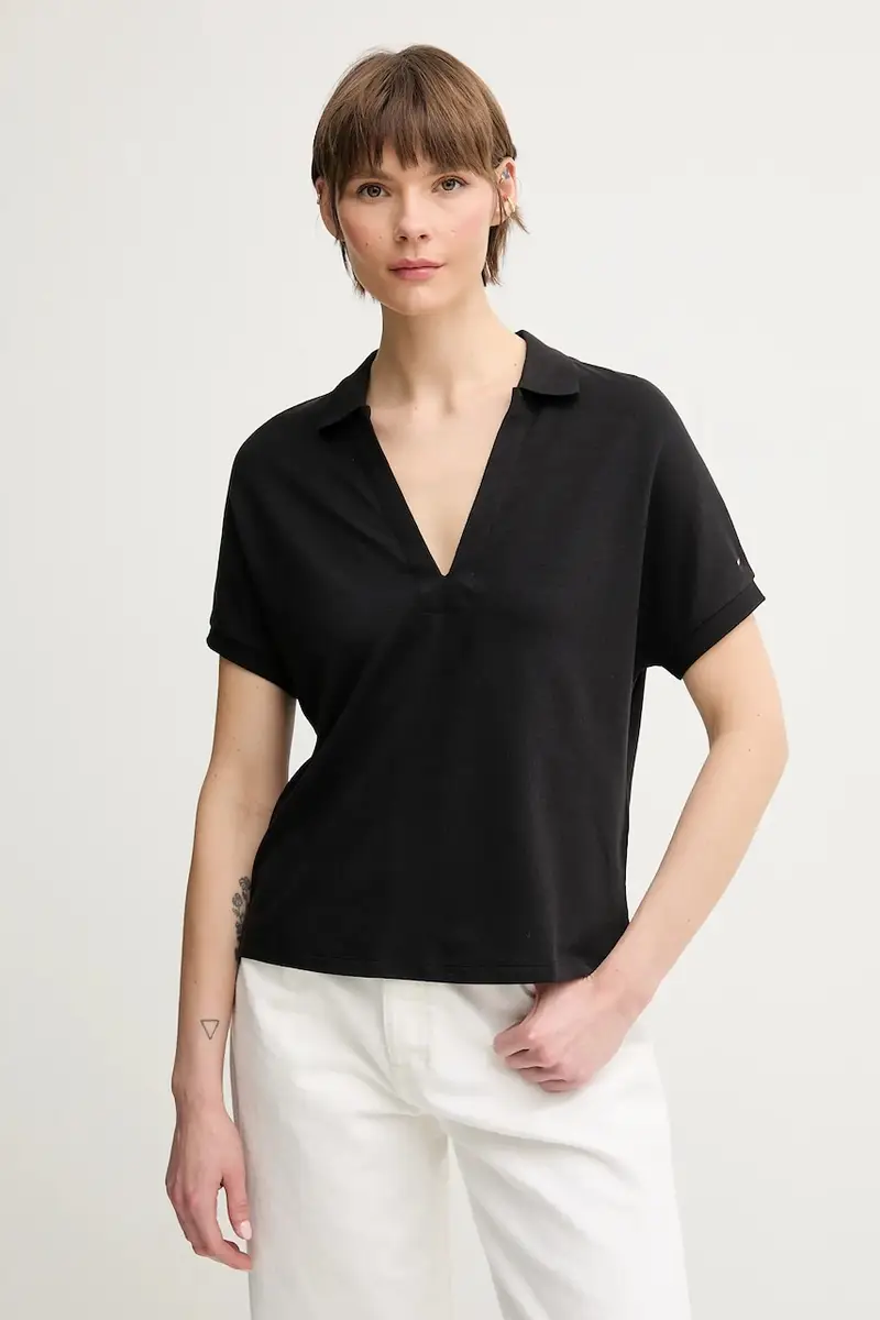 Tommy Hilfiger Polo Donna Nero 2230255