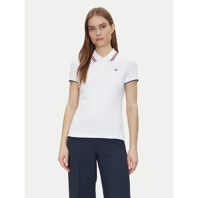 Tommy Hilfiger Polo Bianco 3490731