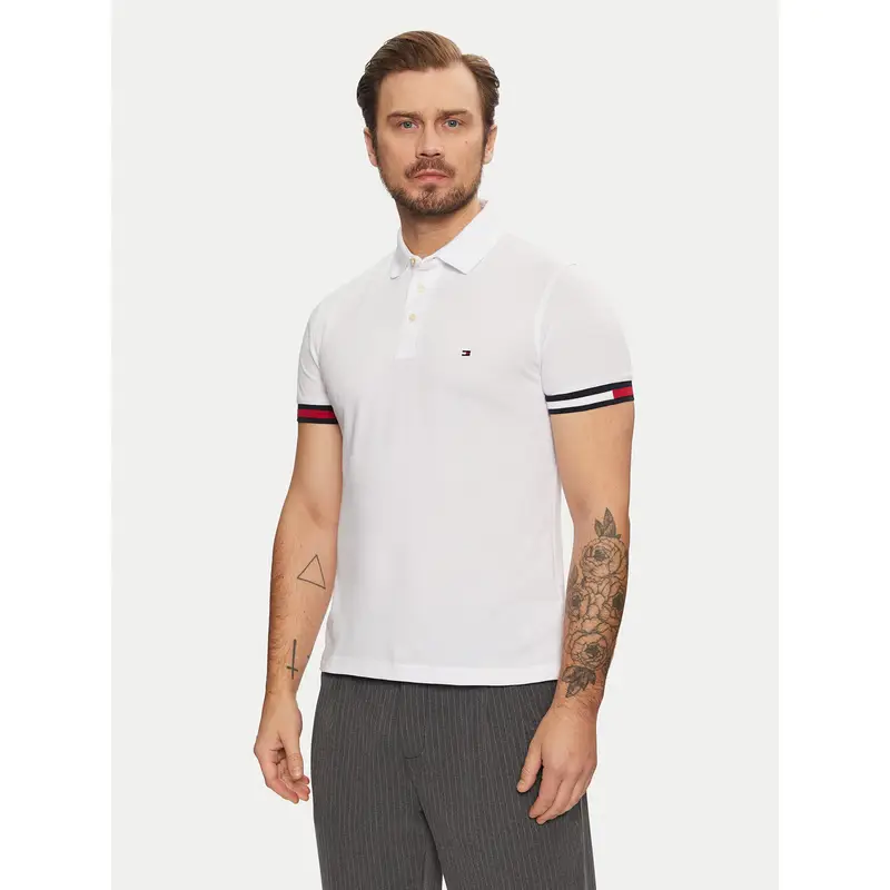 Tommy Hilfiger Polo Bianco 3940682