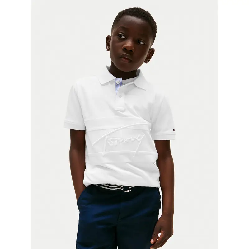 Polo Flag KB0KB09714 Bianco Regular Fit