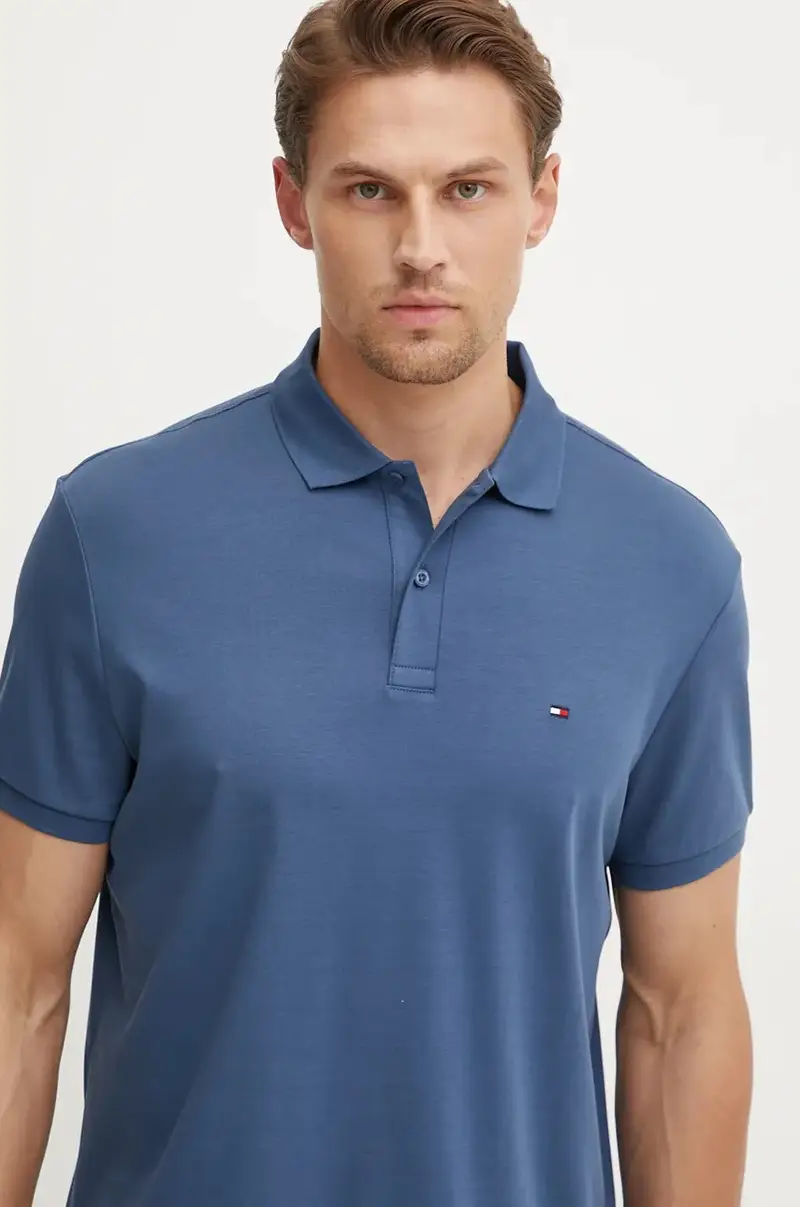 Tommy Hilfiger Polo Blu 4214886 miniatura 3