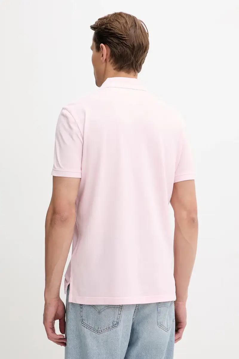 polo in cotone colore beige MW0MW34757 Rosa miniatura 2