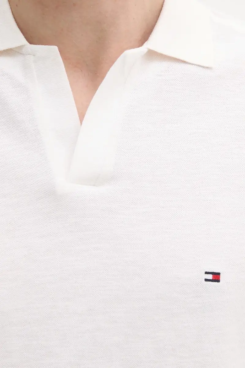 polo in cotone colore beige MW0MW38482 miniatura 4