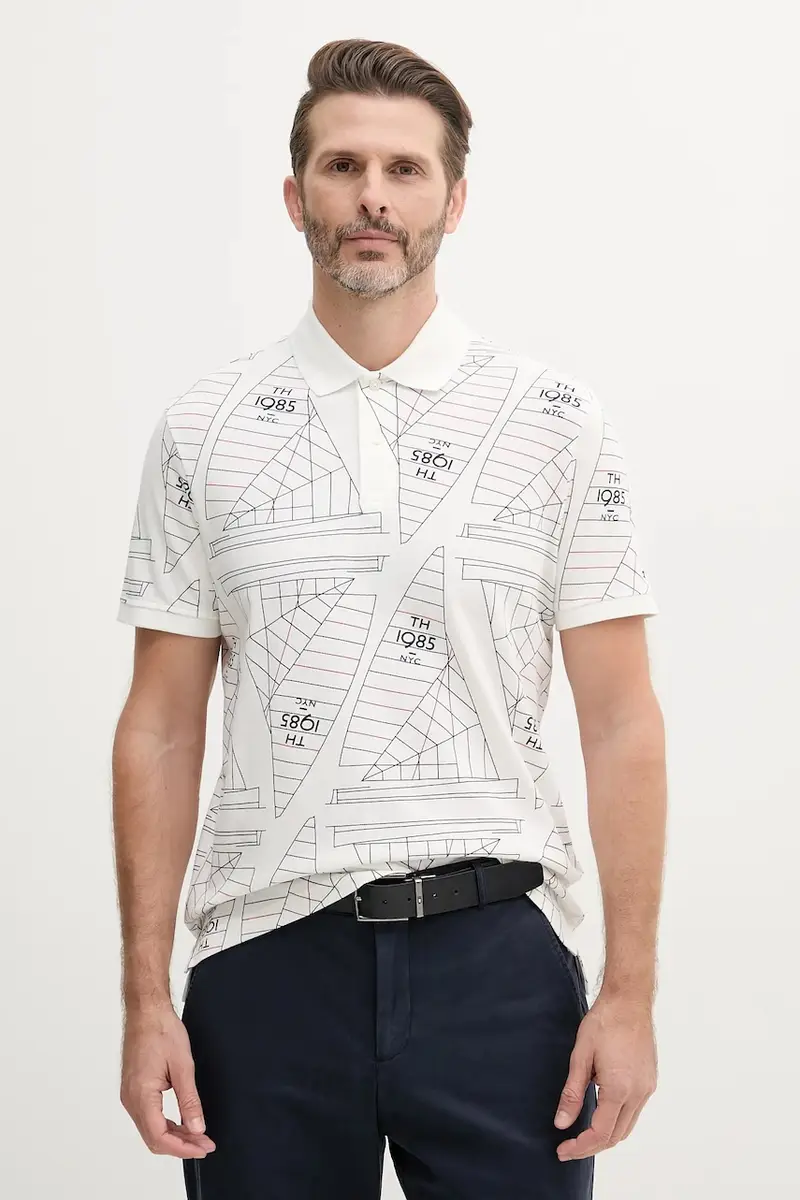 polo in cotone colore bianco MW0MW39309