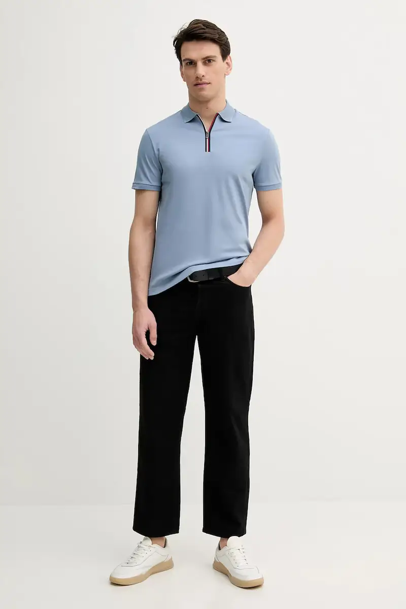 Tommy Hilfiger Polo Uomo Blu 3132703 miniatura 2