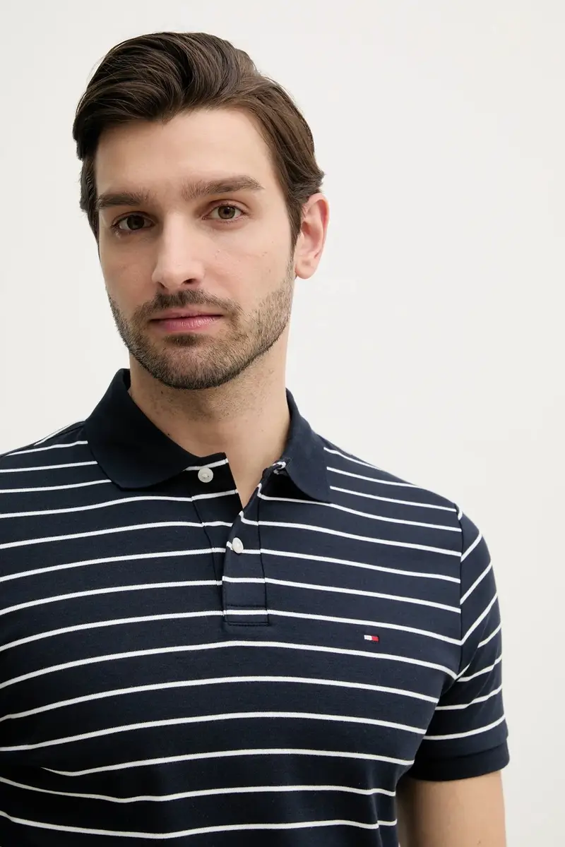 Tommy Hilfiger Polo Uomo Blu 3314522 miniatura 4
