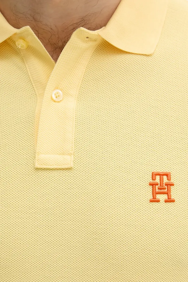 Tommy Hilfiger Polo Uomo Giallo 3324460 miniatura 4