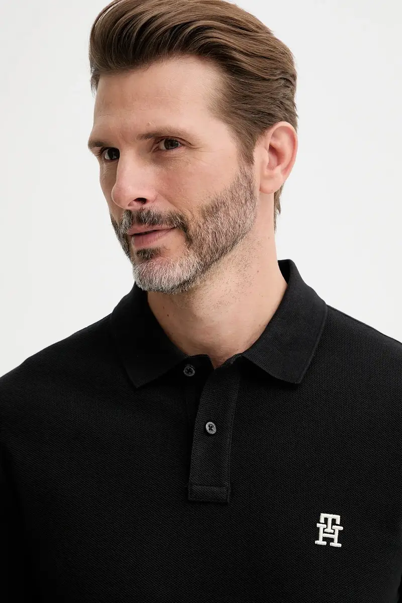 Tommy Hilfiger Polo Uomo Nero 3151026 miniatura 4