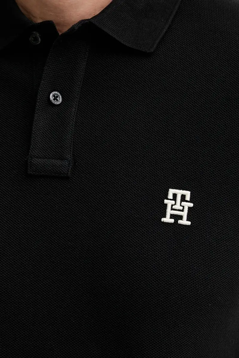 Tommy Hilfiger Polo Uomo Nero 3151026 miniatura 5