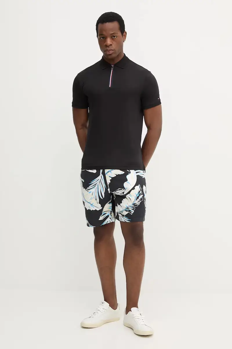 Tommy Hilfiger Polo Uomo Nero 3151691 miniatura 2