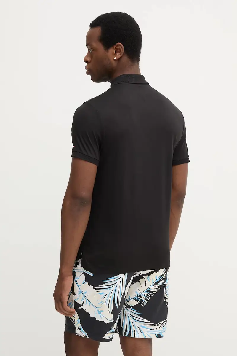 Tommy Hilfiger Polo Uomo Nero 3151691 miniatura 3