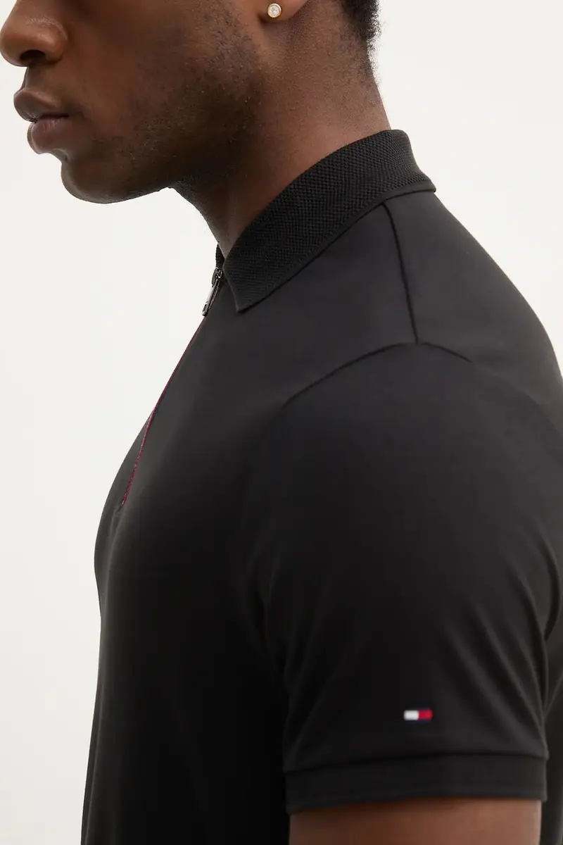 Tommy Hilfiger Polo Uomo Nero 3151691 miniatura 5