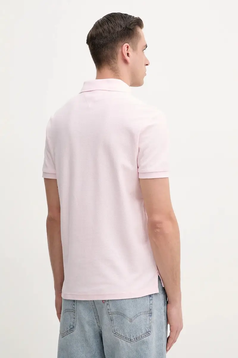 Tommy Hilfiger Polo Uomo Rosa 3339229 miniatura 2