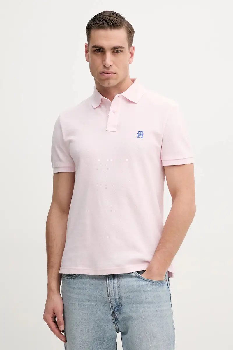 Tommy Hilfiger Polo Uomo Rosa 3339229