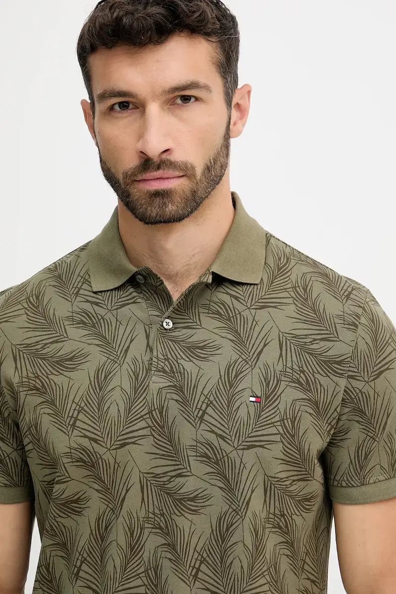 Tommy Hilfiger Polo Uomo Verde 3159218 miniatura 4