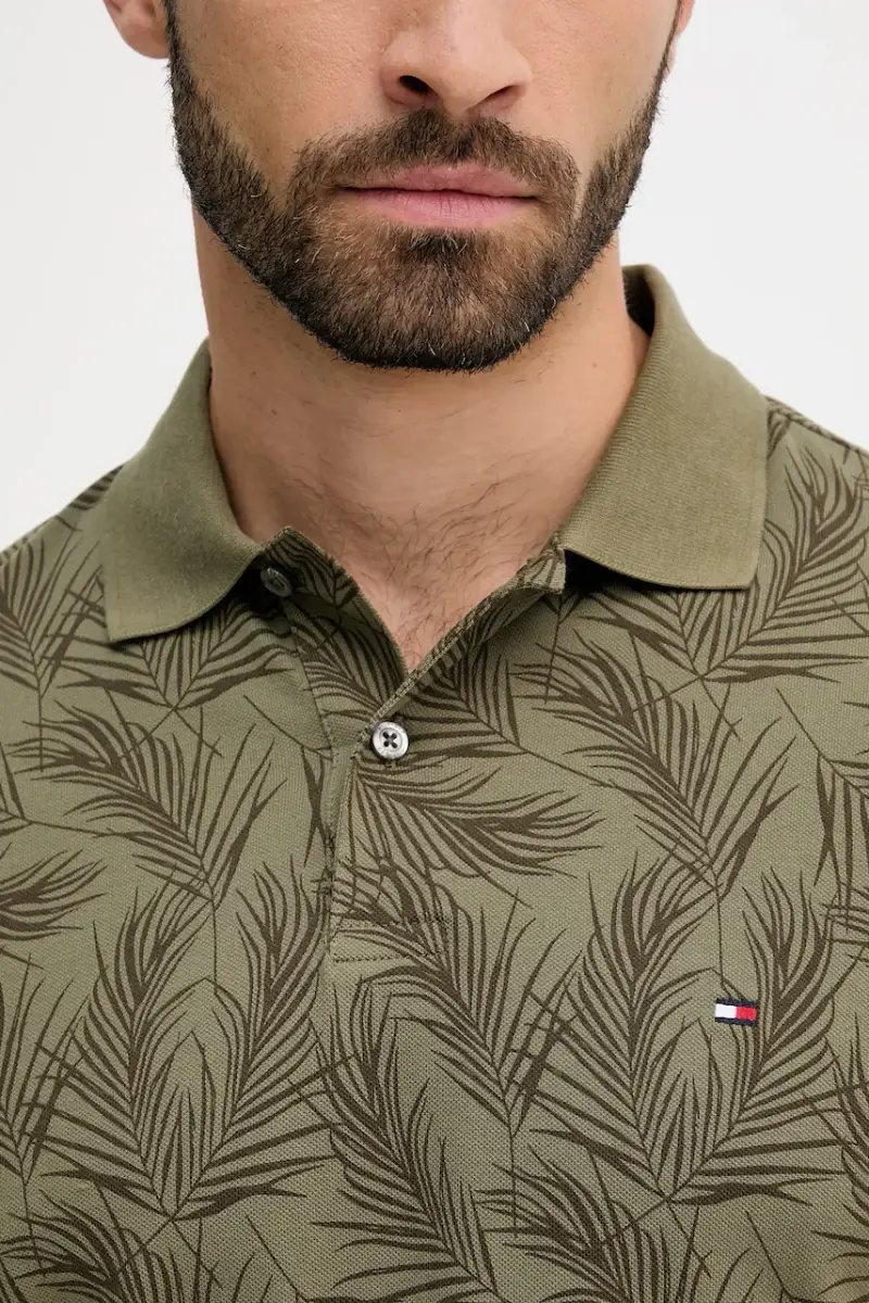 Tommy Hilfiger Polo Uomo Verde 3159218 miniatura 5