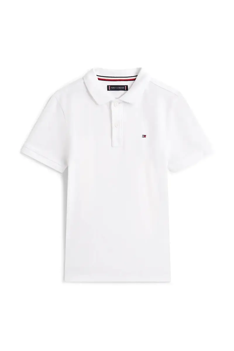 polo in lana bambino/a colore bianco KB0KB10007 miniatura 2