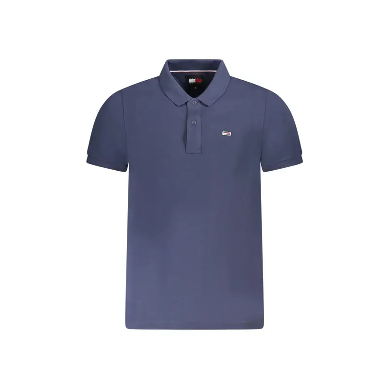 Polo Maniche Corte Uomo Blu Logo