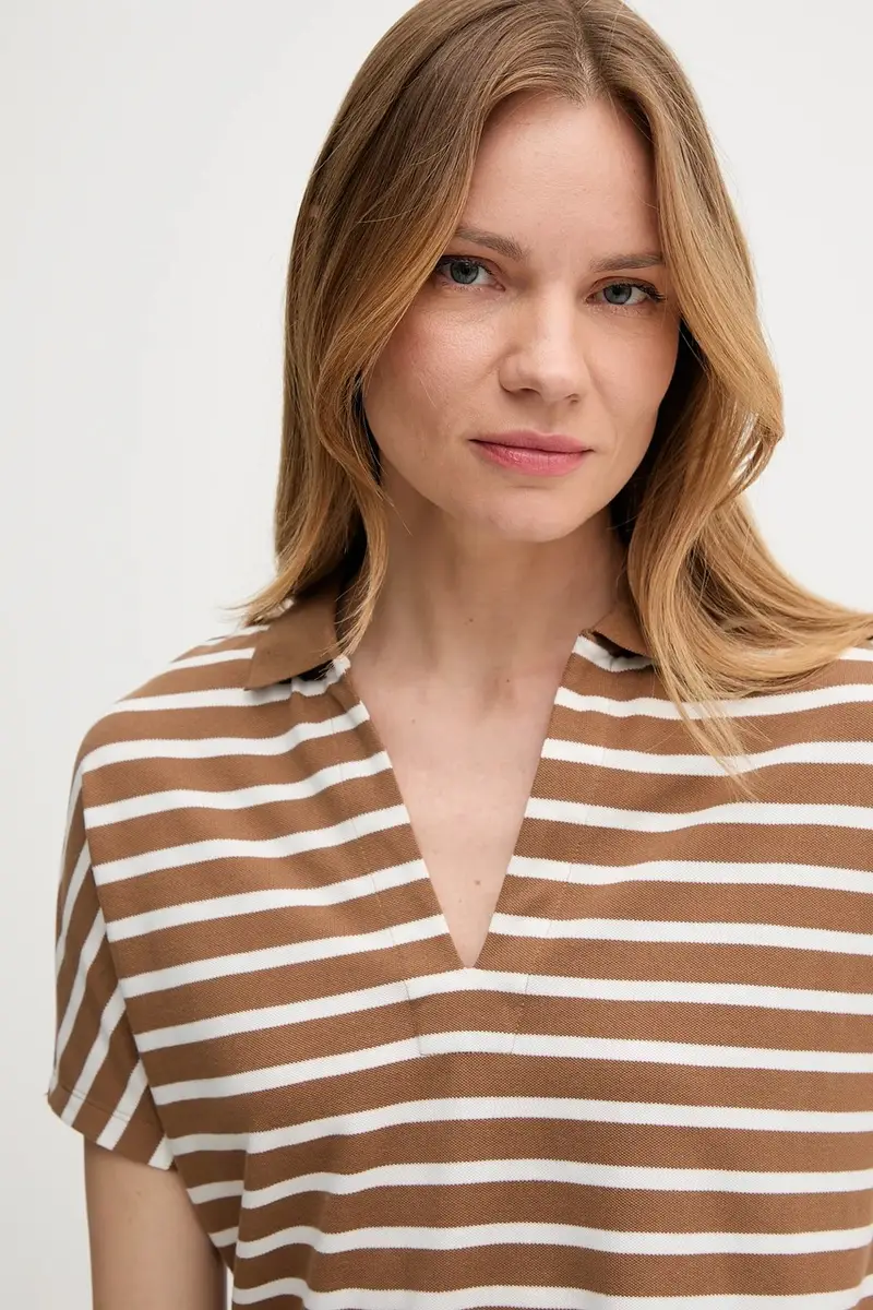 Tommy Hilfiger Polo Marrone 4010260 miniatura 3