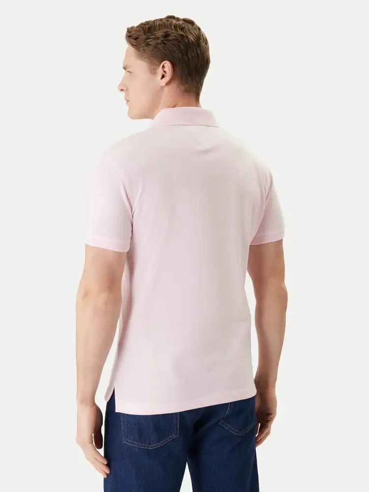 polo rosa uomo mini logo miniatura 2