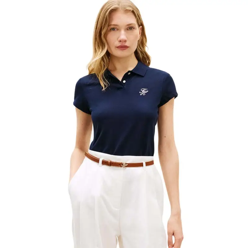 Polo Script Blu Donna M