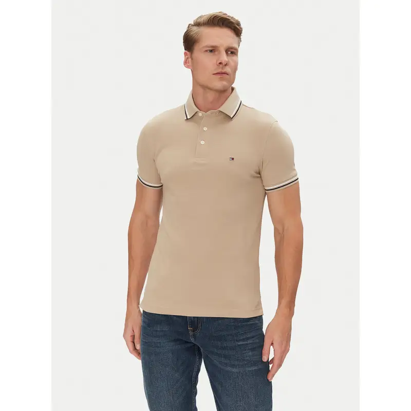 Polo Seasonal MW0MW39993 Beige Slim Fit