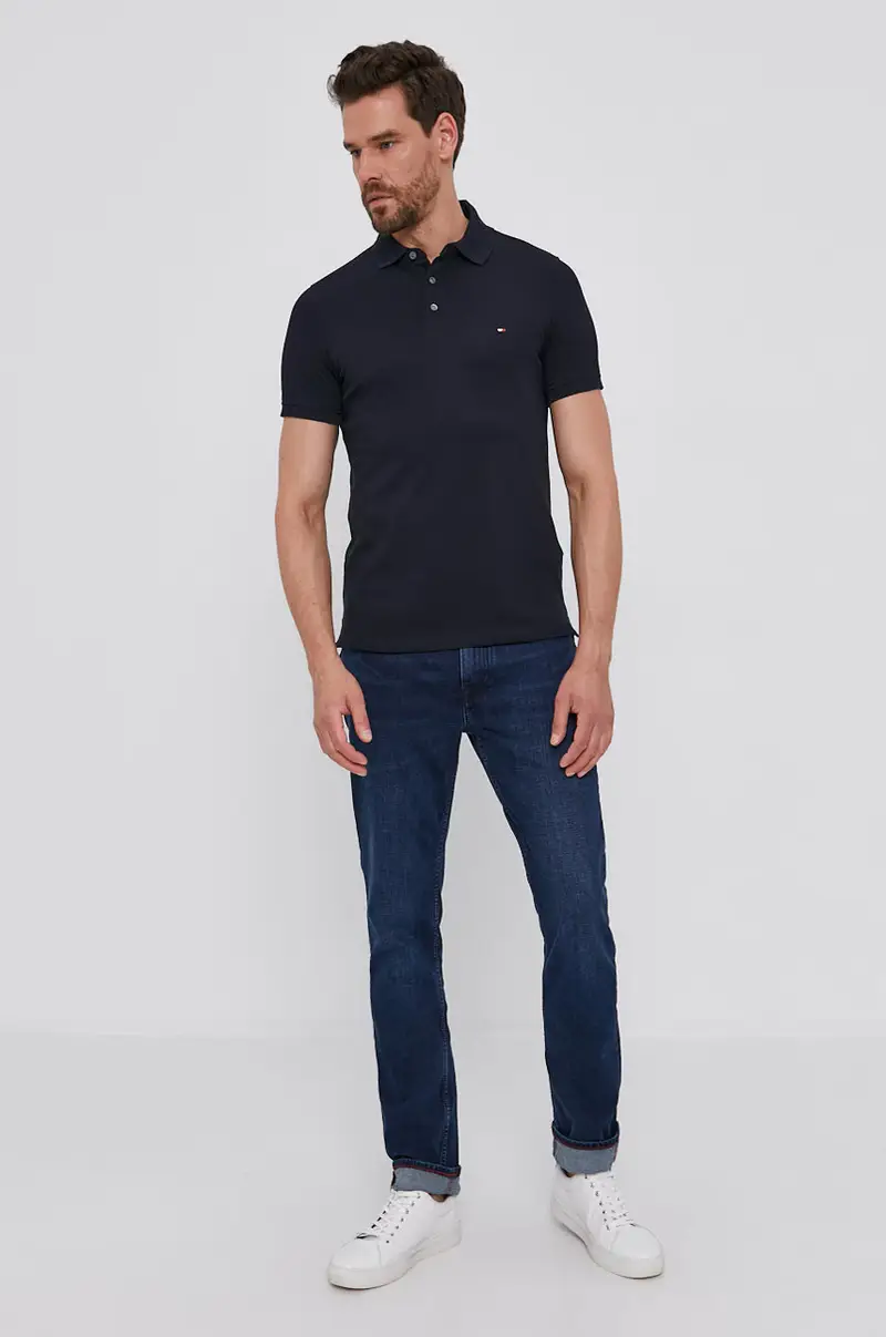 Tommy Hilfiger Polo Uomo Blu 3368206 miniatura 2