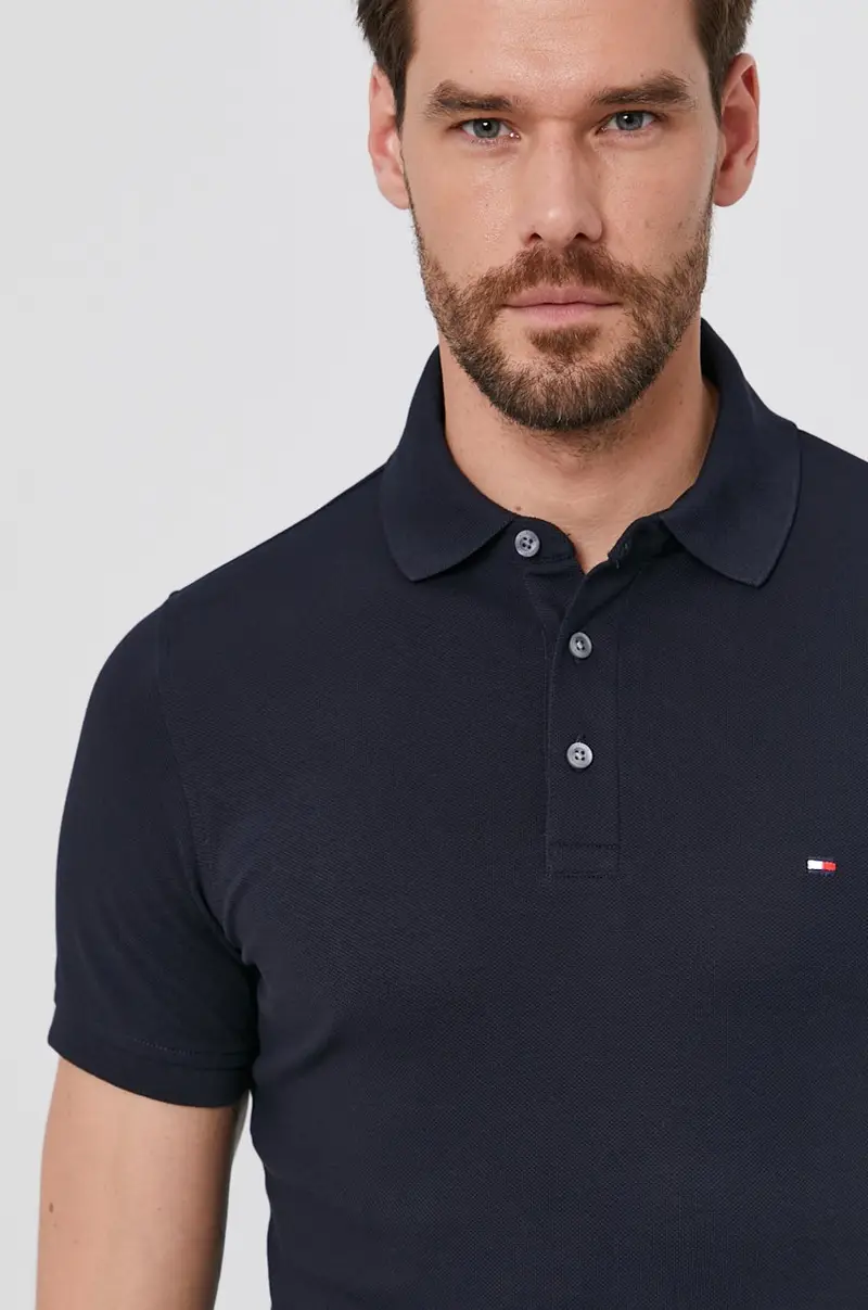 Tommy Hilfiger Polo Uomo Blu 3368206 miniatura 4