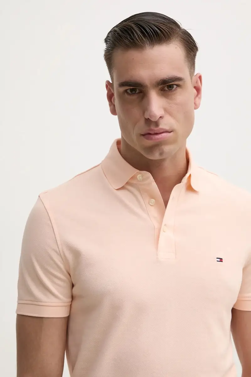 Tommy Hilfiger Polo Uomo Arancione 3120320 miniatura 4