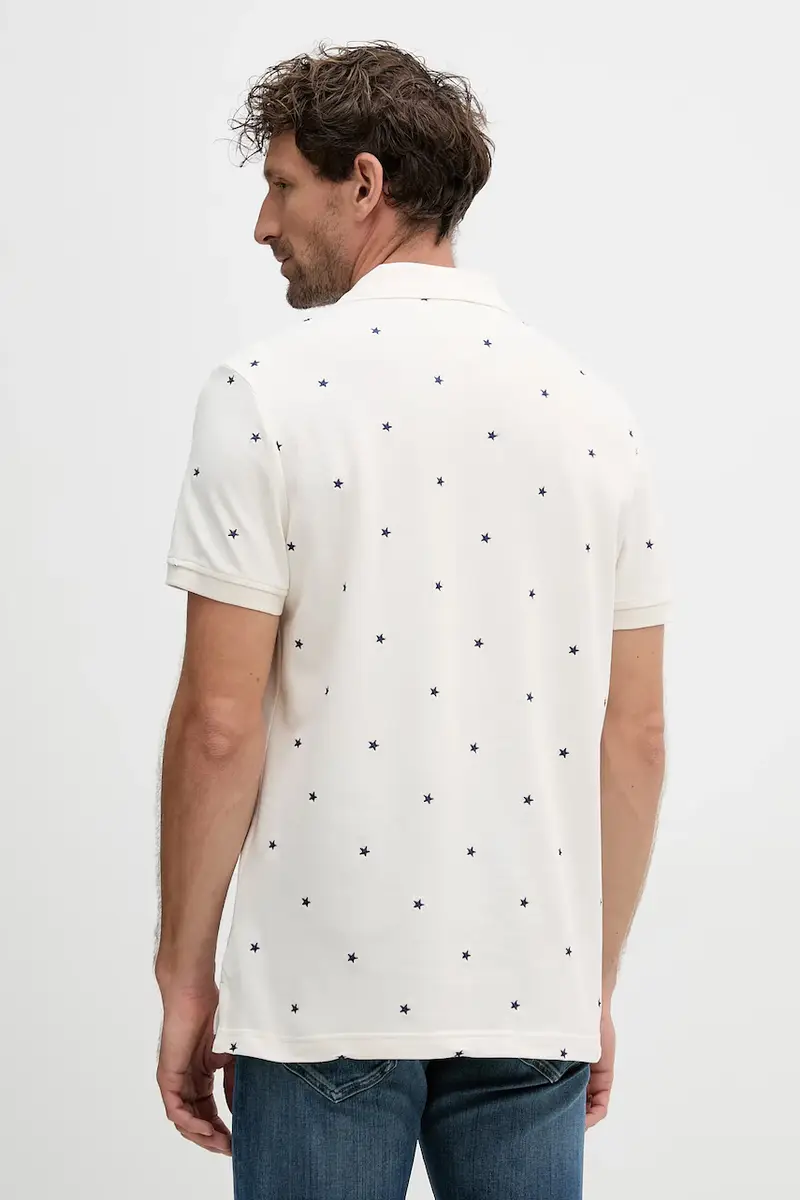 Tommy Hilfiger Polo Uomo Beige 3123363 miniatura 3