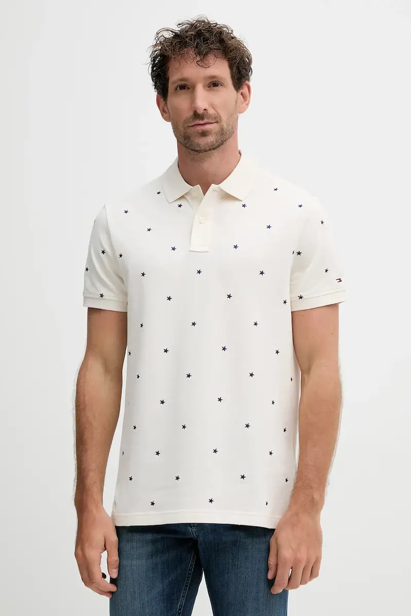 Tommy Hilfiger Polo Uomo Beige 3123363