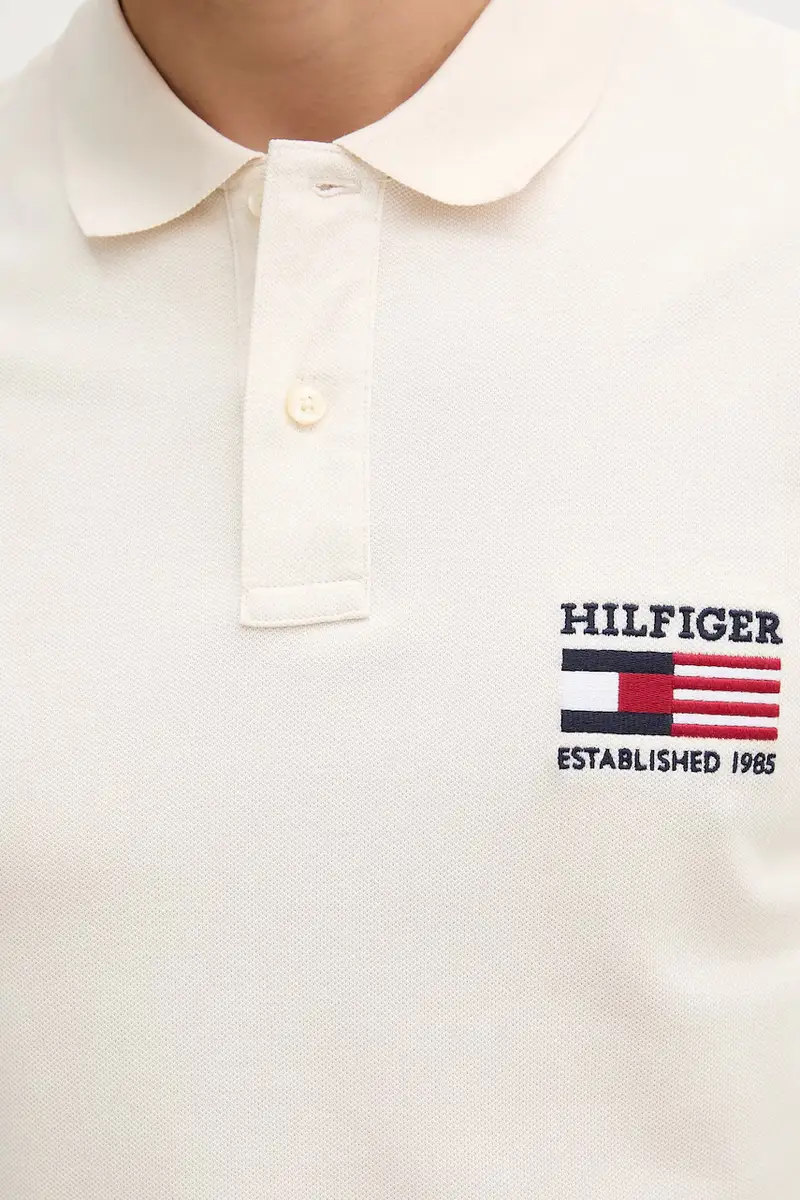 Tommy Hilfiger Polo Uomo Beige 3123255 miniatura 4