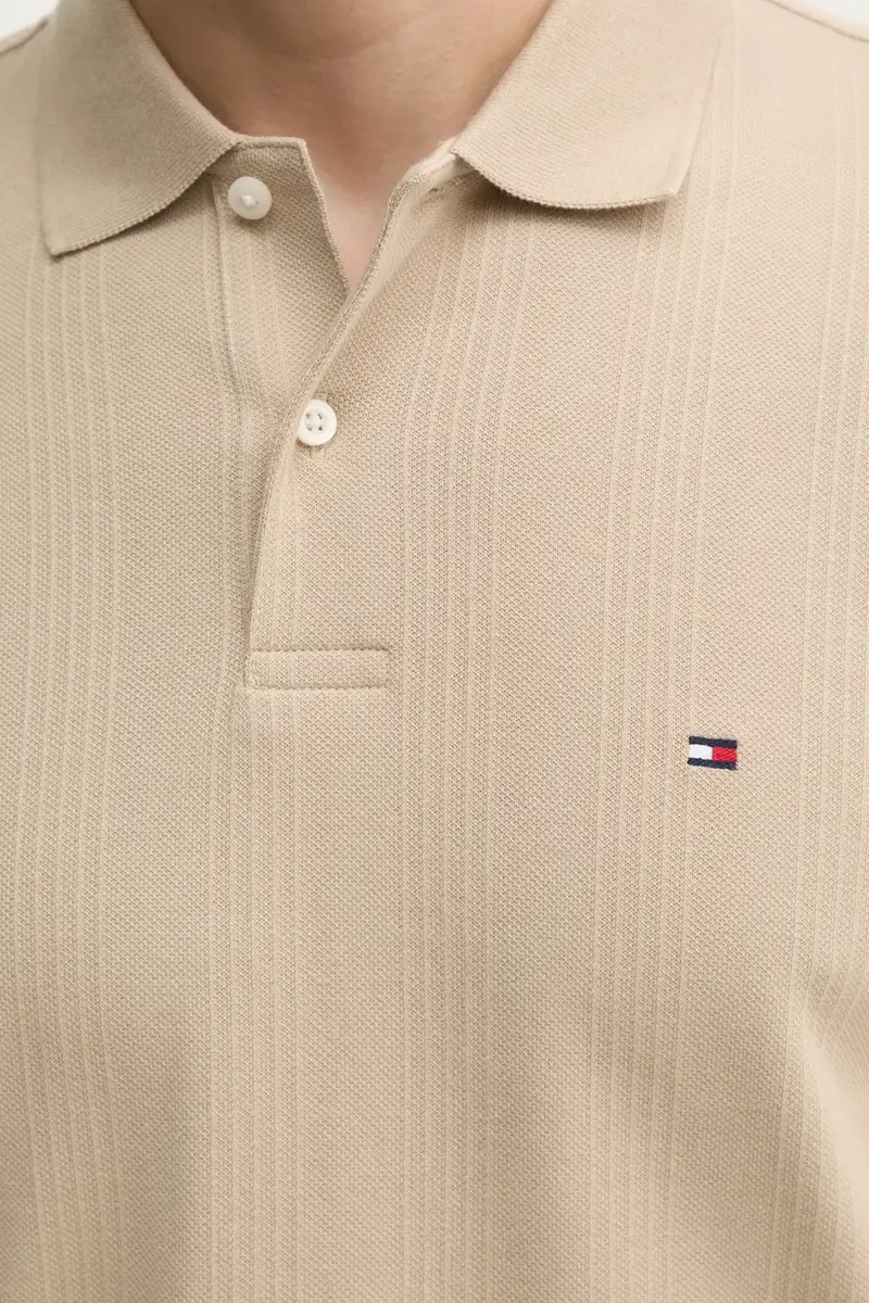 Tommy Hilfiger Polo Uomo Beige 3291863 miniatura 5